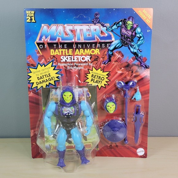 Mattel Other - Battle Armor Skeletor Masters of the Universe MUTO Origins 2021 Mattel Figure